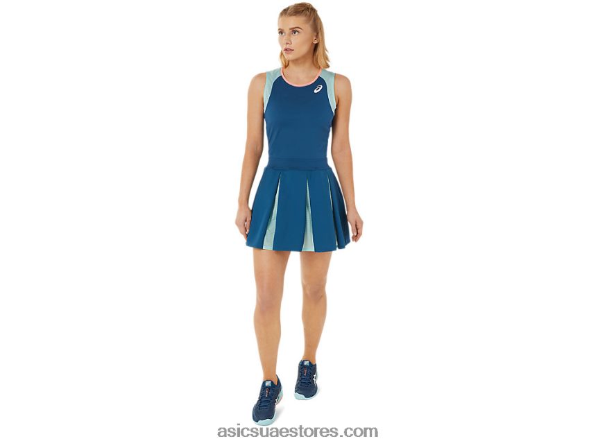 Asics النيلي الفاتح فستان مباراة نسائي 2N24DJ3502