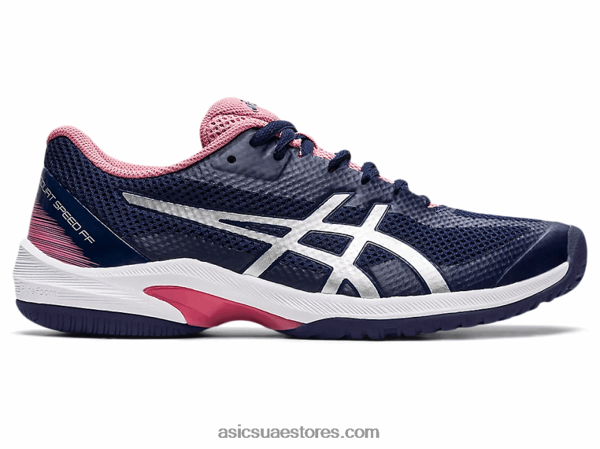 Asics طاووس / فضة نقية سرعة المحكمة وما يليها 2N24DJ3511