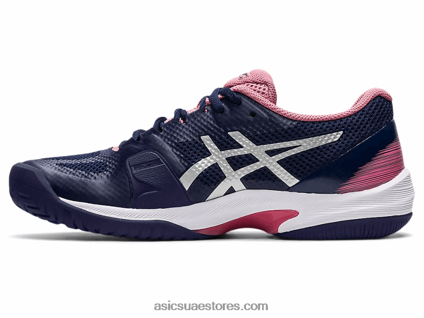 Asics طاووس / فضة نقية سرعة المحكمة وما يليها 2N24DJ3511