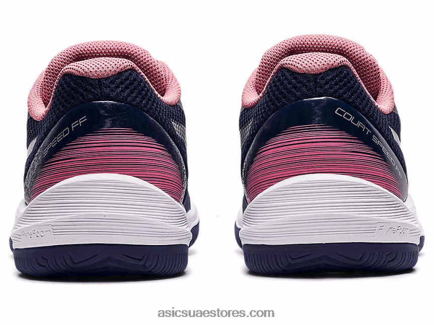 Asics طاووس / فضة نقية سرعة المحكمة وما يليها 2N24DJ3511