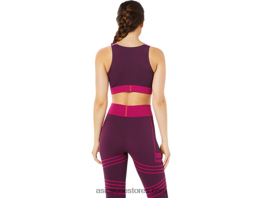 Asics البرقوق العميق حمالة صدر نسائية غير ملحومة 2N24DJ3512