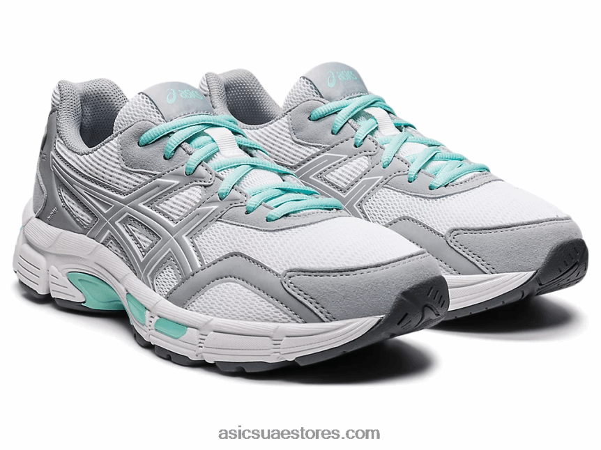 Asics أبيض / رمادي بيدمونت جل هرول ماك 2N24DJ3525