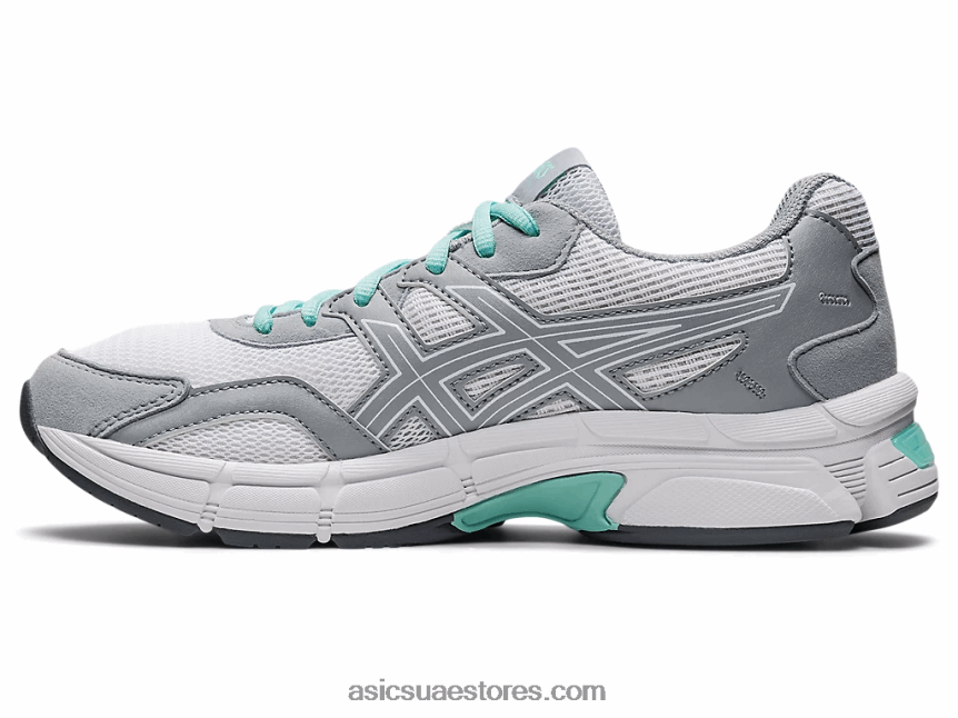 Asics أبيض / رمادي بيدمونت جل هرول ماك 2N24DJ3525
