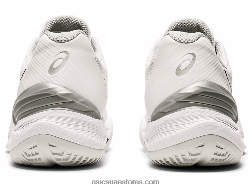 Asics أبيض / فضي نقي سماء النخبة وما يليها 2N24DJ3531