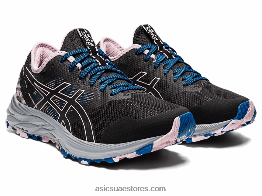Asics أسود / بالكاد ارتفع درب جل مثير 2N24DJ3541