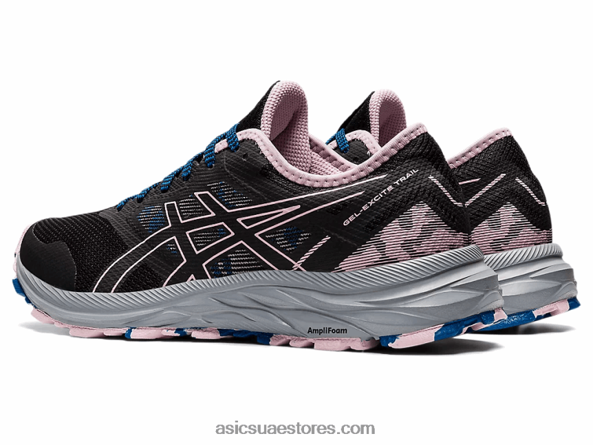 Asics أسود / بالكاد ارتفع درب جل مثير 2N24DJ3541