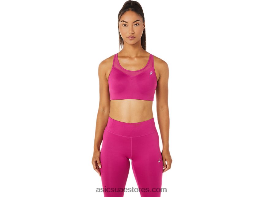 Asics الفوشيه الأحمر المرأة تسريع حمالة الصدر 2N24DJ3563