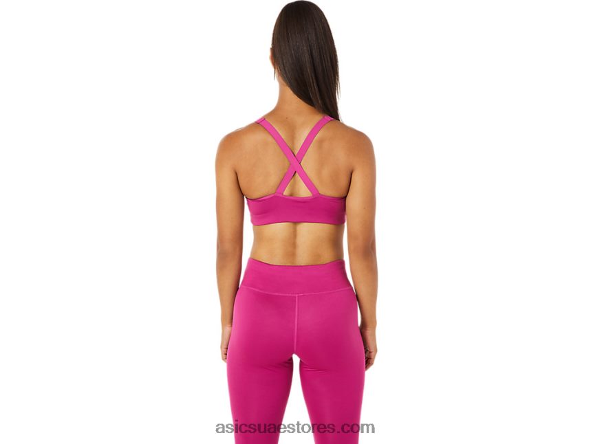 Asics الفوشيه الأحمر المرأة تسريع حمالة الصدر 2N24DJ3563