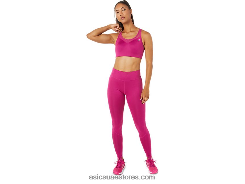 Asics الفوشيه الأحمر المرأة تسريع حمالة الصدر 2N24DJ3563