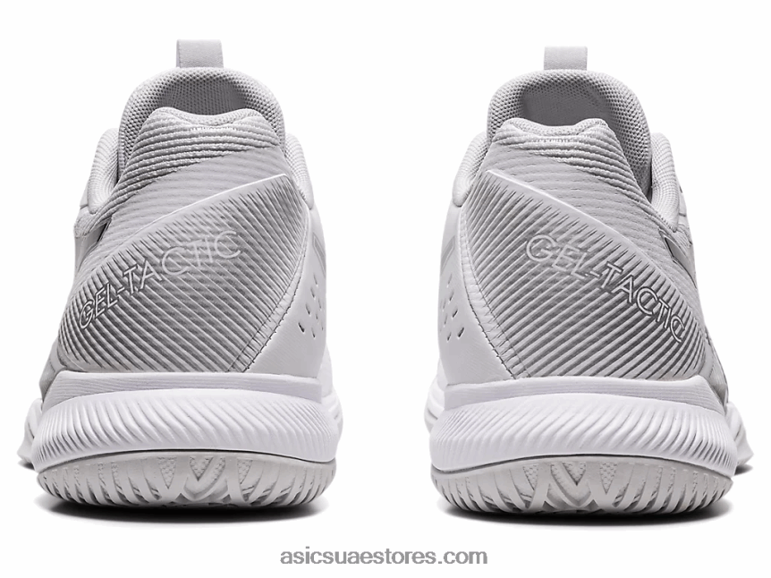 Asics أبيض / فضي نقي تكتيك هلام 2N24DJ3567