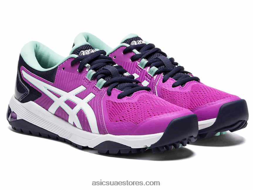 Asics الأوركيد / أبيض هلام بالطبع الانزلاق 2N24DJ3568