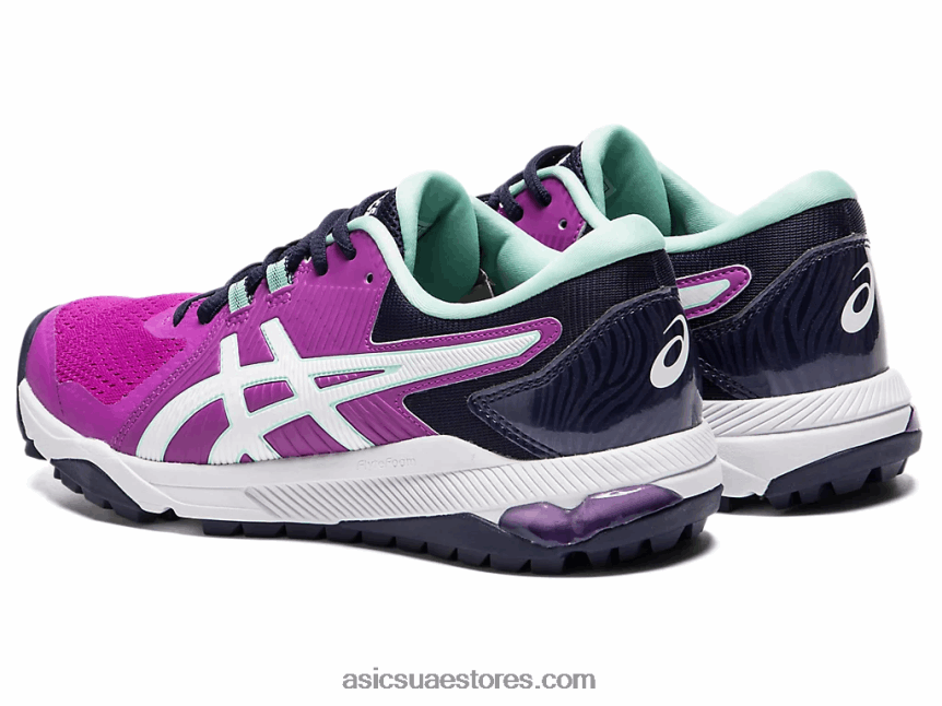 Asics الأوركيد / أبيض هلام بالطبع الانزلاق 2N24DJ3568