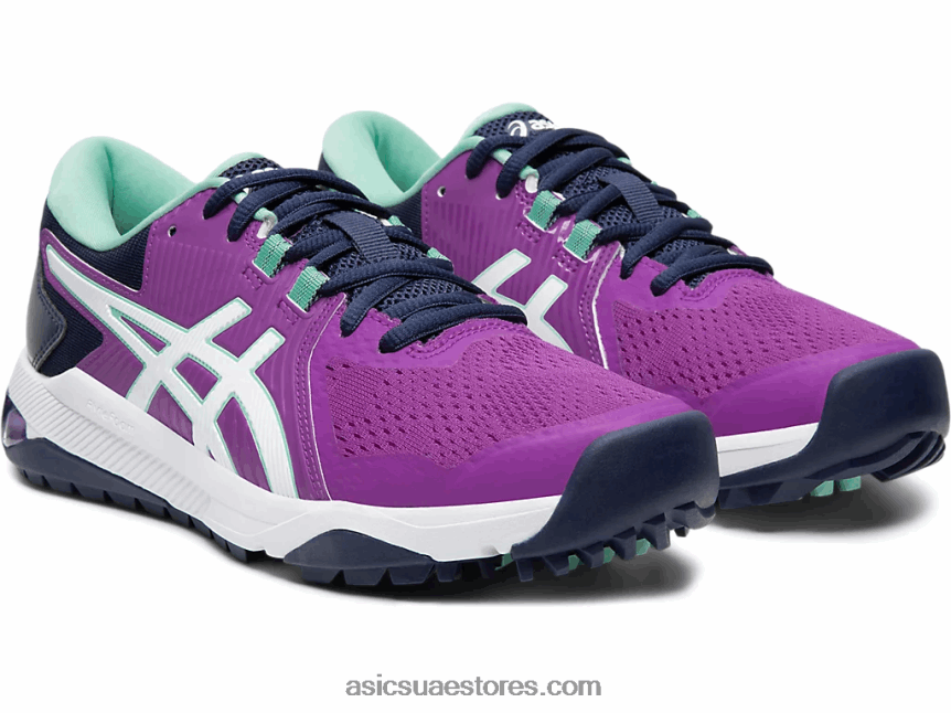 Asics الأوركيد / أبيض هلام بالطبع الانزلاق 2N24DJ3568