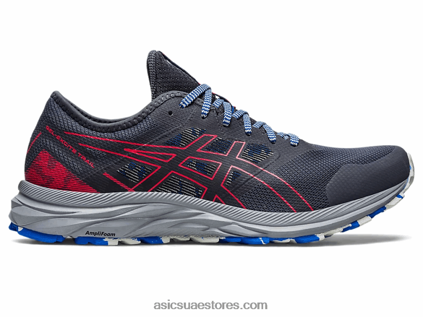 Asics ناقل رمادي / أحمر كهربائي درب جل مثير 2N24DJ357