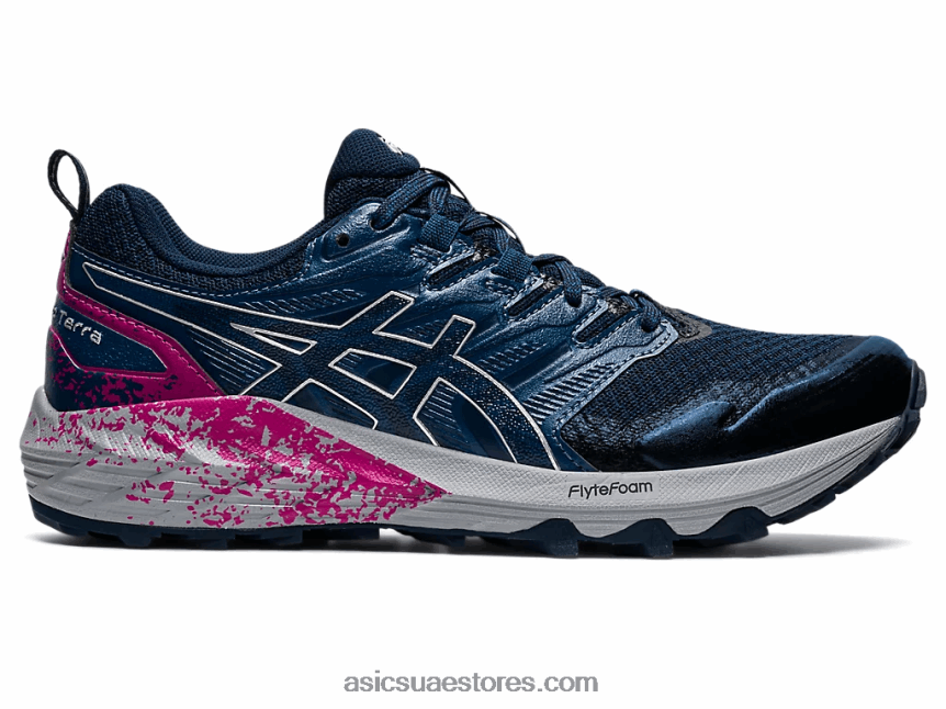 Asics الأزرق الفرنسي / الفضة النقية جل ترابوكو تيرا 2N24DJ3570