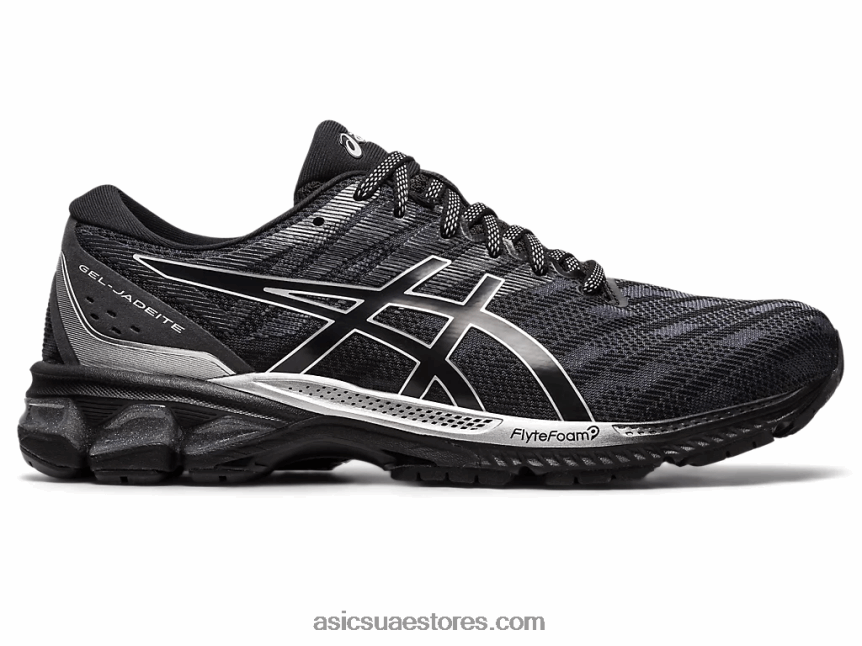 Asics أسود / فضي نقي هلام الجاديت 2N24DJ358