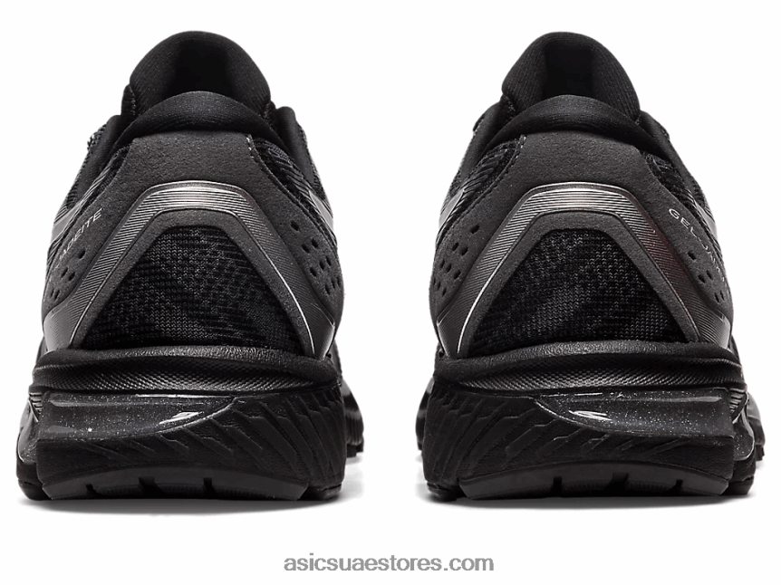 Asics أسود / فضي نقي هلام الجاديت 2N24DJ358