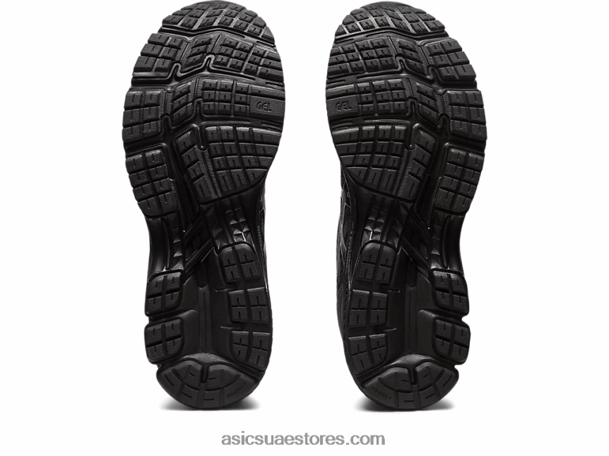 Asics أسود / فضي نقي هلام الجاديت 2N24DJ358