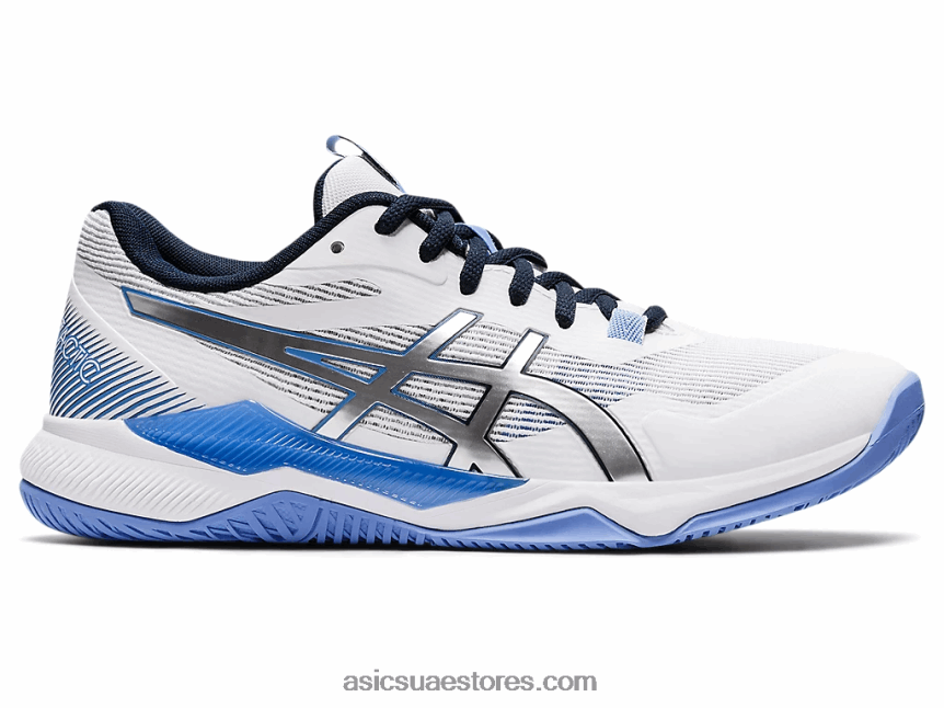 Asics أبيض / نكة زرقاء تكتيك هلام 2N24DJ3591