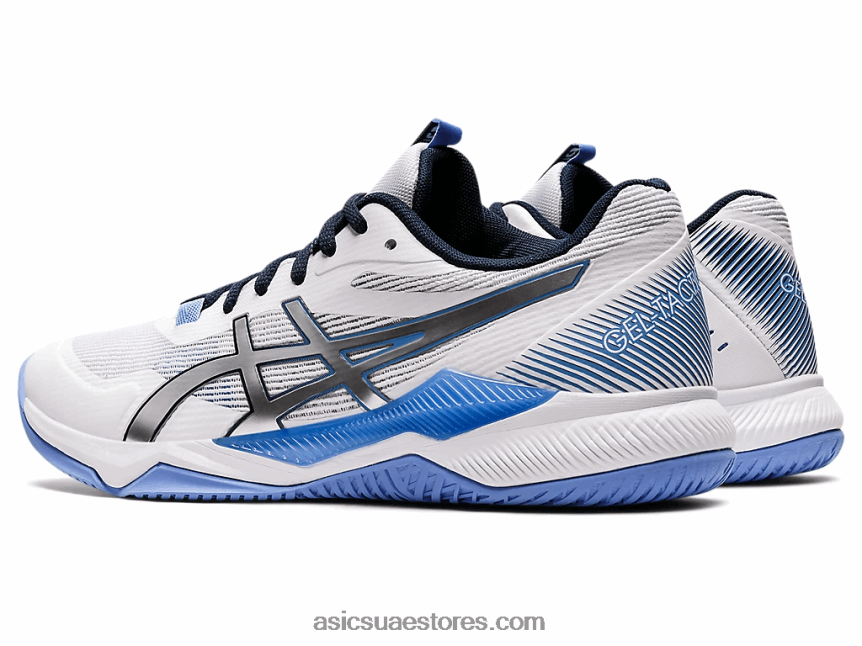 Asics أبيض / نكة زرقاء تكتيك هلام 2N24DJ3591