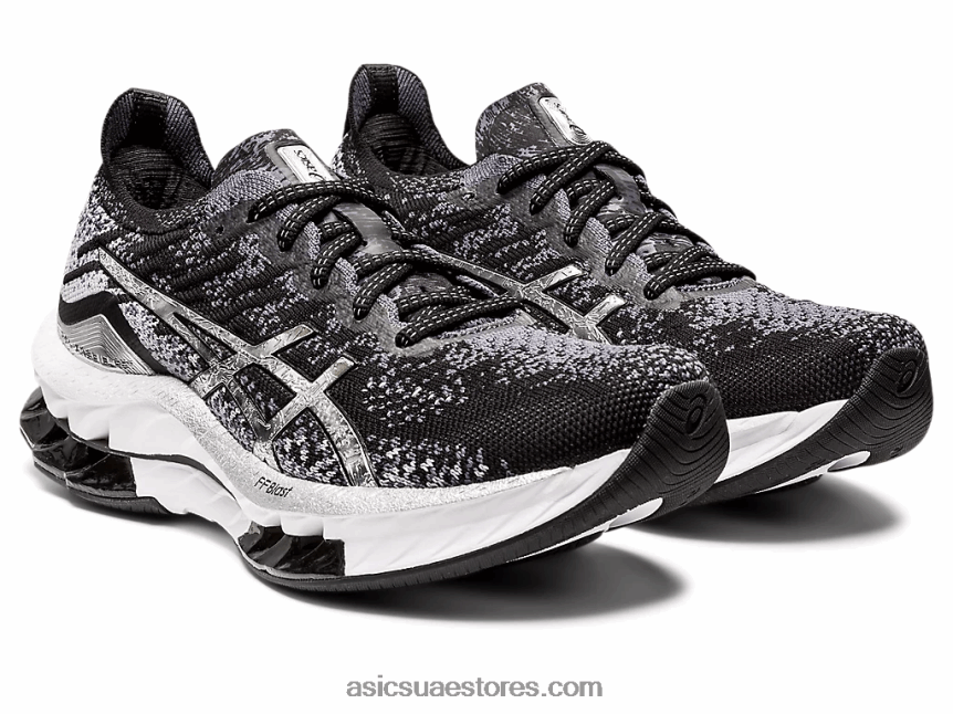 Asics رمادي الناقل / الفضة النقية جل كينسي بلاست بلاتينيوم 2N24DJ3593