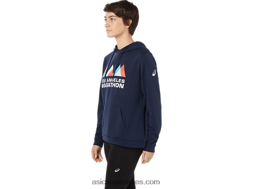 Asics فريق البحرية هوديي لام المرأة 2N24DJ3615