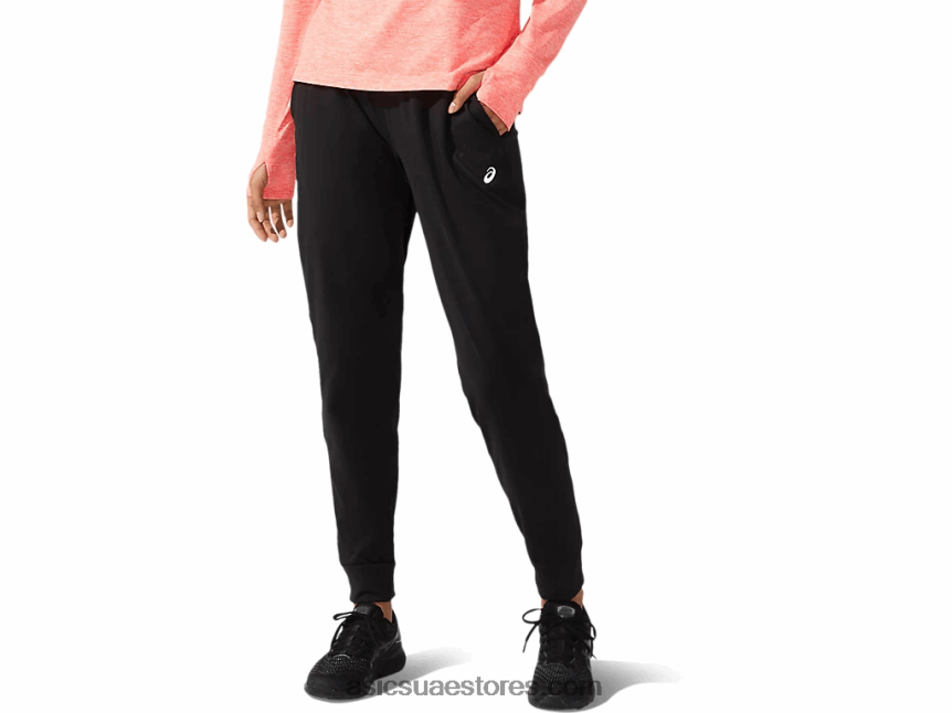 Asics أسود الأداء بنطلون نسائي مستدق بالحرارة 2N24DJ3632