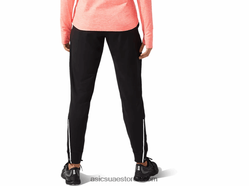 Asics أسود الأداء بنطلون نسائي مستدق بالحرارة 2N24DJ3632