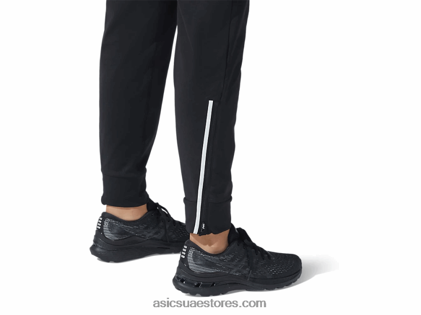 Asics أسود الأداء بنطلون نسائي مستدق بالحرارة 2N24DJ3632