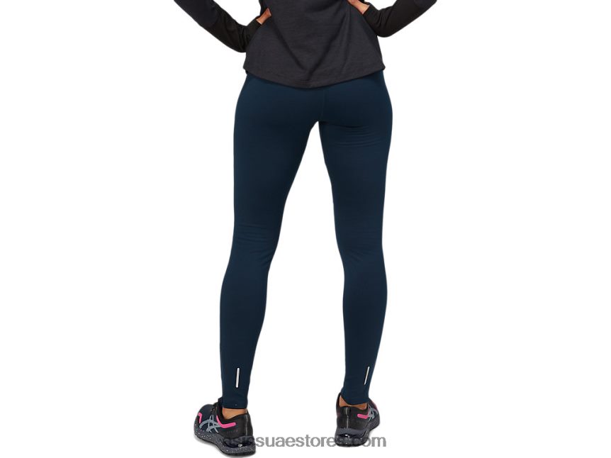 Asics الأزرق الفرنسي المرأة الشتوية الخفيفة عرض ضيق 2N24DJ3635