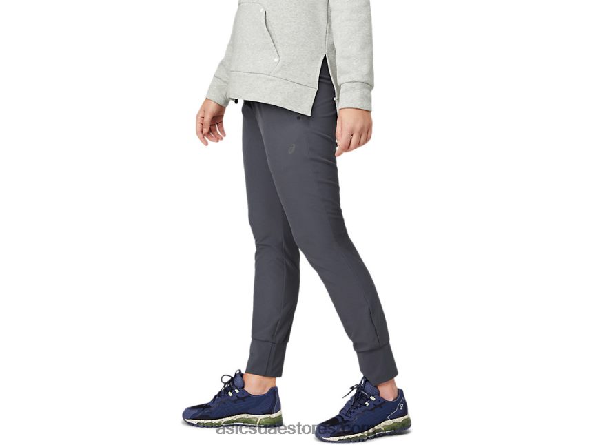 Asics رمادي الناقل بانت المرأة مدبب تمتد 2N24DJ3640