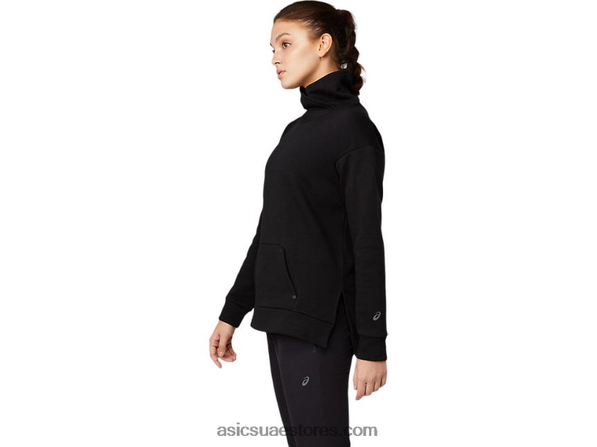Asics أسود الأداء أعلى التكنولوجيا الحرارية للمرأة 2N24DJ3641