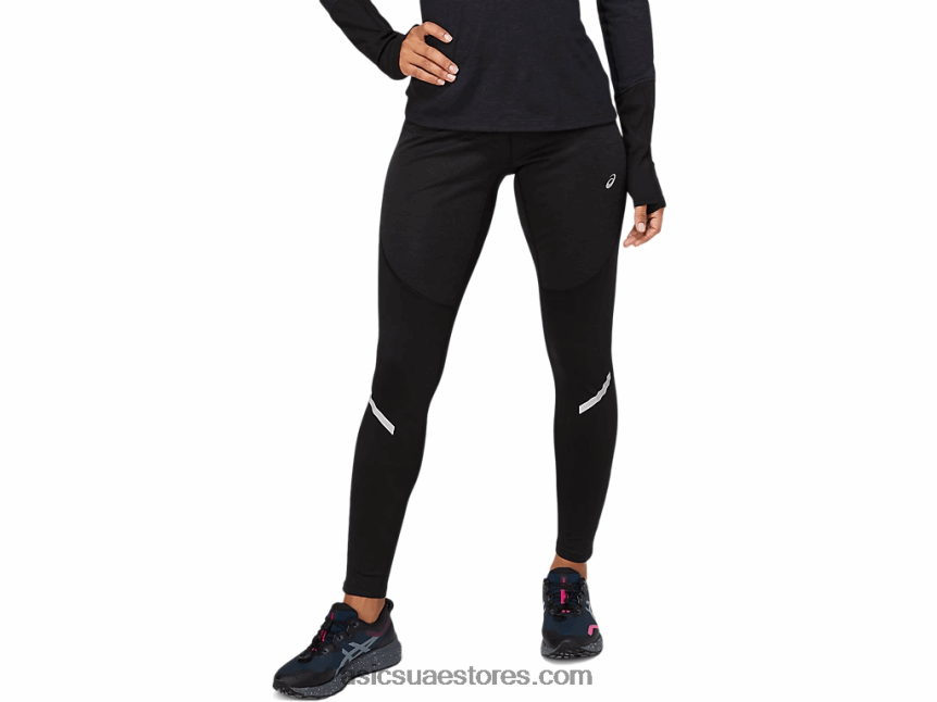 Asics أسود الأداء المرأة الشتوية الخفيفة عرض ضيق 2N24DJ3645