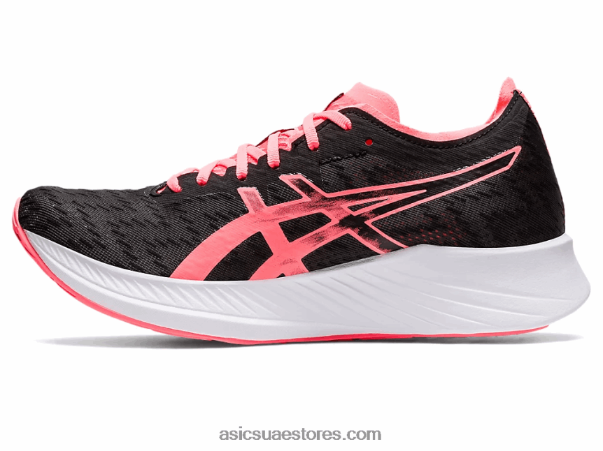 Asics أسود / مرجان مشتعل السرعة السحرية 2N24DJ3649