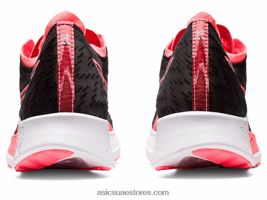 Asics أسود / مرجان مشتعل السرعة السحرية 2N24DJ3649