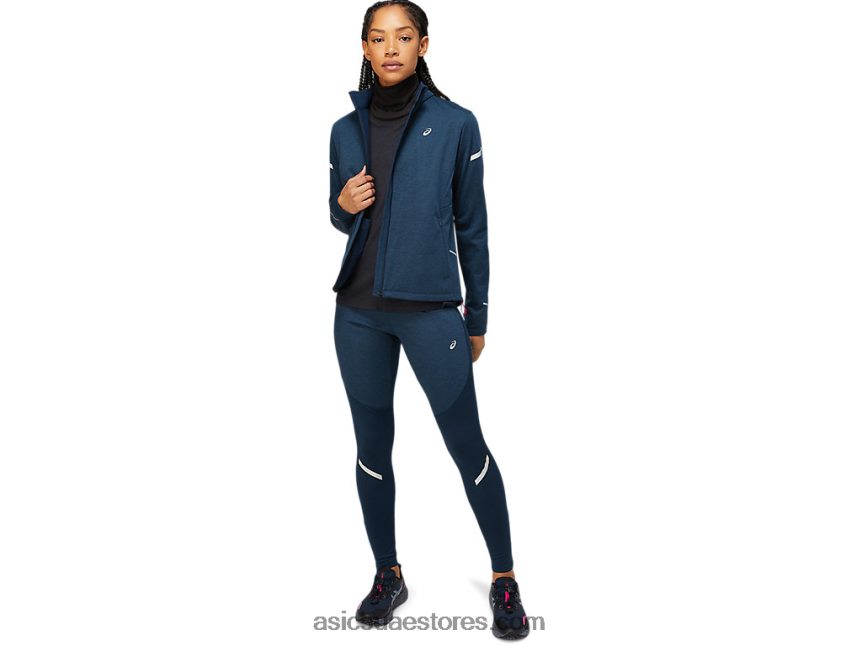 Asics هيذر الزرقاء الفرنسية سترة الشتاء النسائية الخفيفة 2N24DJ3653