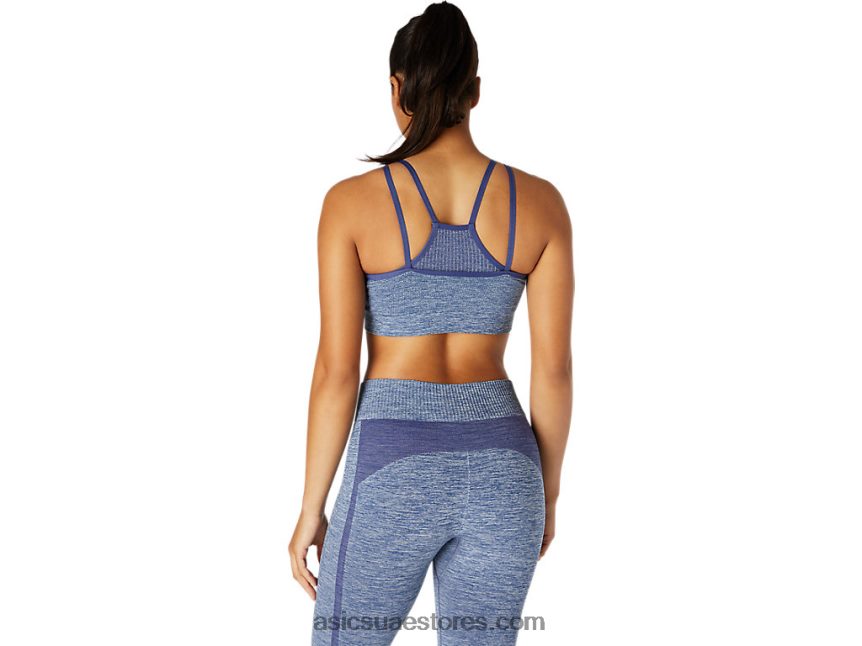 Asics الرعد الأزرق حمالة صدر نسائية غير ملحومة قابلة للعكس 2N24DJ3662