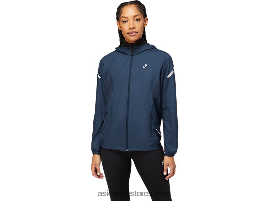 Asics الأزرق الفرنسي سترة نسائية خفيفة 2N24DJ3678