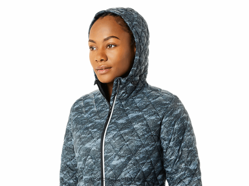 Asics العاصمة / طباعة الأضواء الساطعة سترة معزولة أداء المرأة 2N24DJ3698