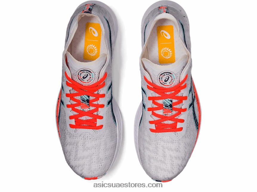 Asics أبيض / رعد أزرق السرعة السحرية 2N24DJ3741