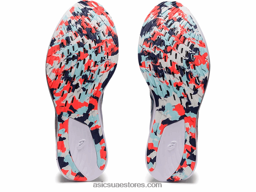 Asics أبيض / رعد أزرق السرعة السحرية 2N24DJ3741
