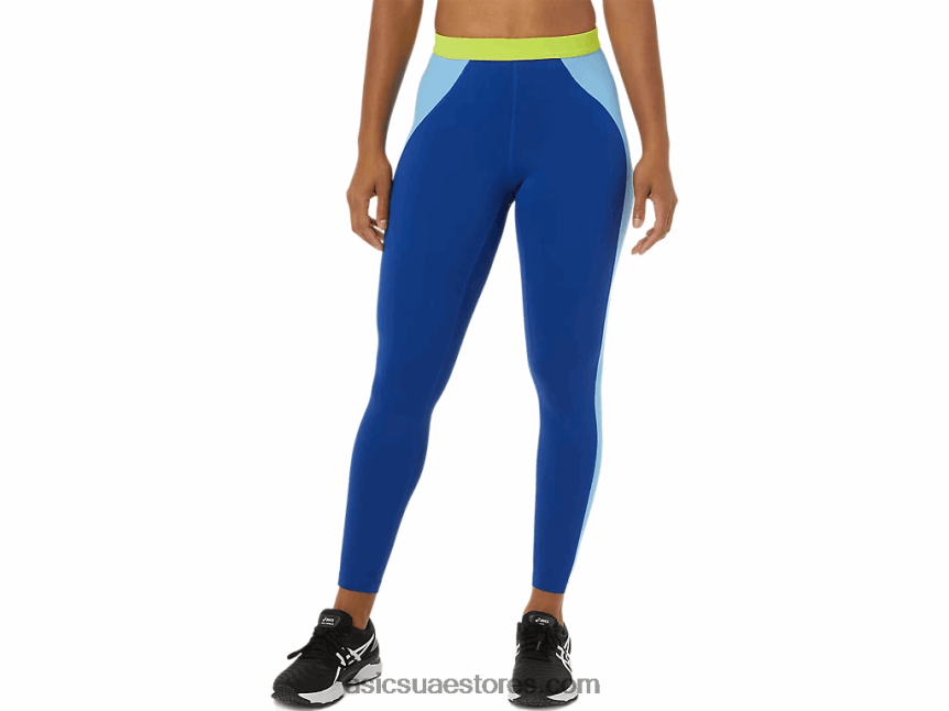Asics أزرق / سماء قطبية / أبو بريص أخضر المرأة القوية الجديدة التي أعيد توجيهها بشكل ضيق 2N24DJ3825
