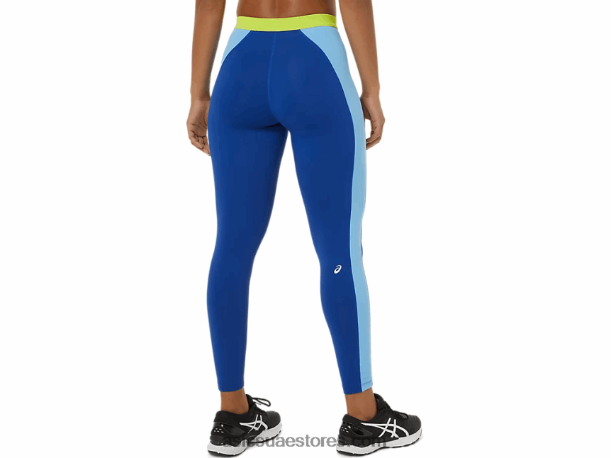 Asics أزرق / سماء قطبية / أبو بريص أخضر المرأة القوية الجديدة التي أعيد توجيهها بشكل ضيق 2N24DJ3825