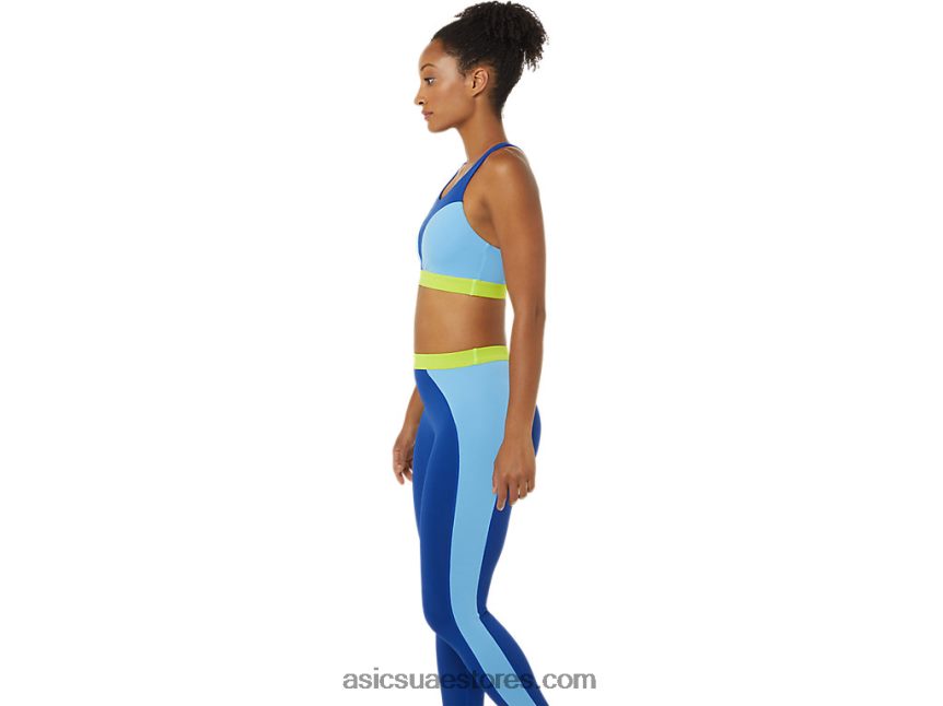 Asics أزرق / سماء قطبية / أبو بريص أخضر المرأة الجديدة حمالة الصدر المعاد توظيفها قوية 2N24DJ3842