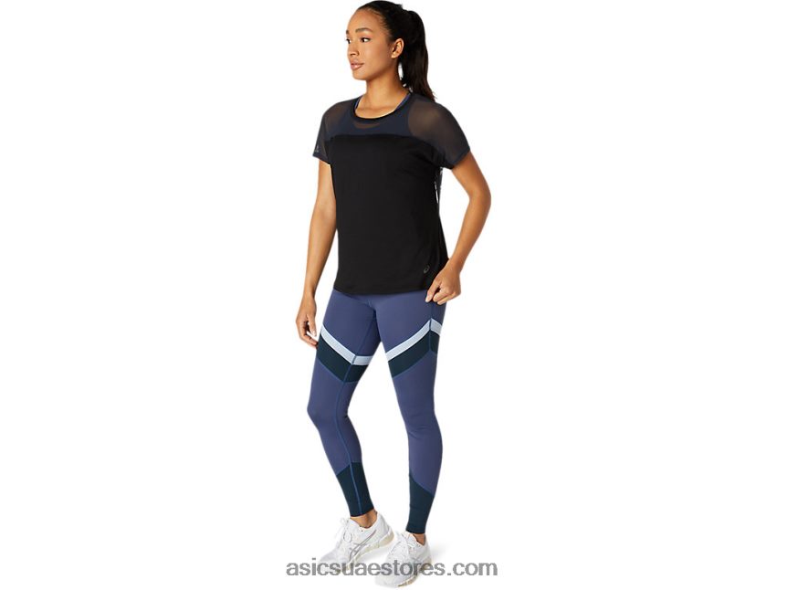 Asics أسود الأداء أعلى المرأة 2N24DJ3843