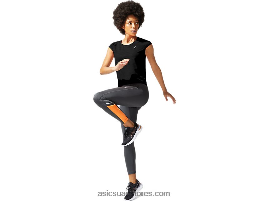 Asics أسود الأداء أعلى محصول سادس تهوية للمرأة 2N24DJ3936