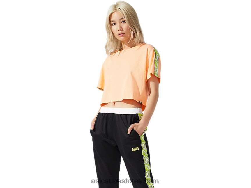 Asics الكثبان الصيفية تي شيرت نسائي بأكمام قصيرة برسومات جيرسي 2N24DJ3943