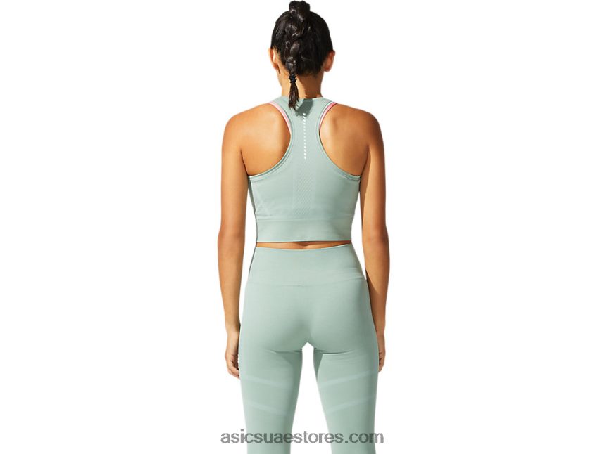Asics الرمادي الداكن أعلى سلس للمرأة 2N24DJ3974
