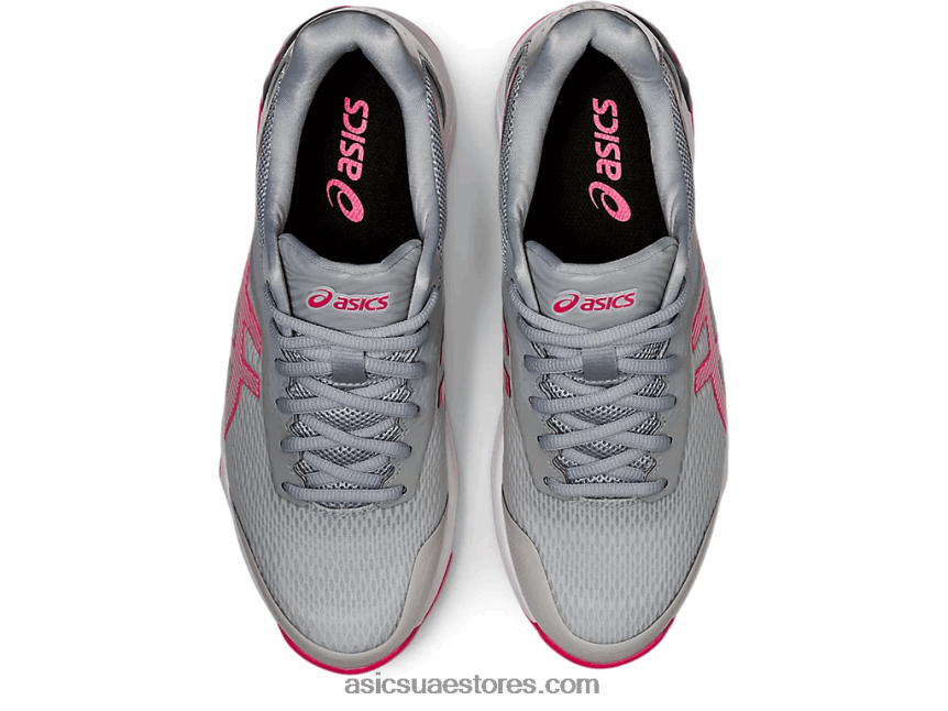 Asics الرمادي الجليدي / الوردي النقش هلام بالطبع الآس 2N24DJ4034