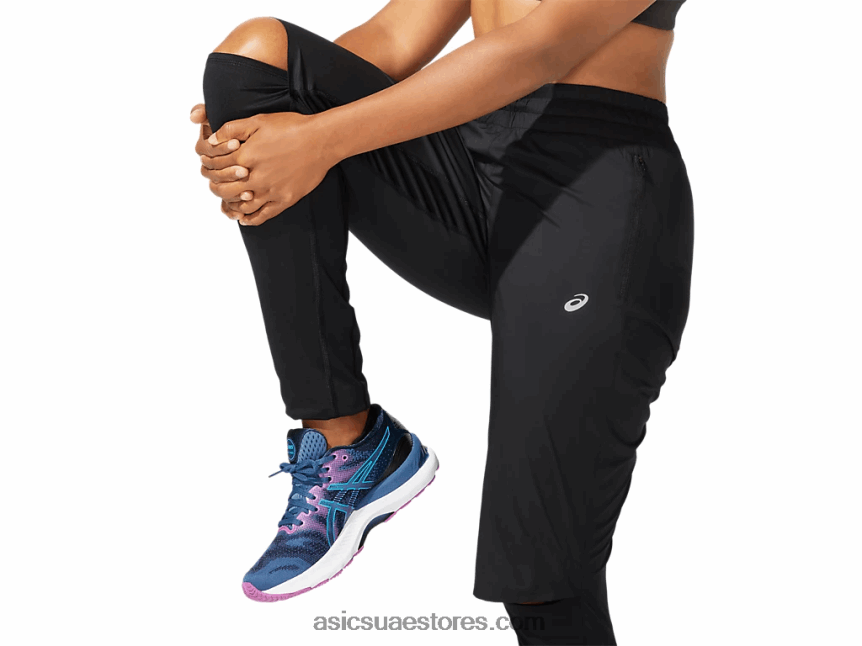 Asics أسود الأداء بانت سباق النساء 2N24DJ4049